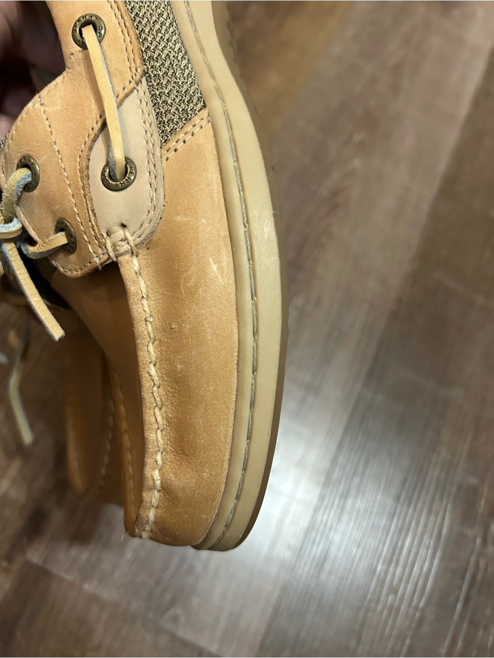 Sperry Women Light Brown Leather Shoes - Picture 3 of 5